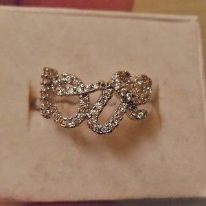 LOVE Ring s925 ~ Size 4 or 5